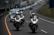 Pengawalan kendaraan oleh Voorijder. Foto: Otorider