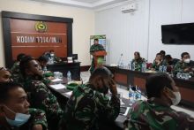 Dandim 0314 Inhil Pimpin Sidang Usulan Kenaikan Pangkat Perwira (foto/rgo) 