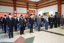 Asisten Admintrasi Umum Lantik 43 Pejabat Fungsional Tertentu di Lingkungan Pemkab Siak (foto/lin) 