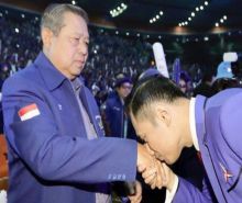 Susilo Bambang Yudhoyono dan Agus Harimurti Yudhoyono. Foto: Internet