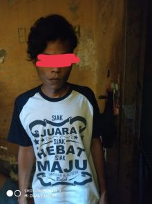 Sempat DPO, Akhirnya Maling Motor Diamankan Polsek Tualang (foto/lin) 