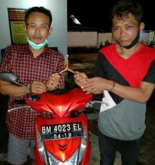 Dua orang pelaku curanmor