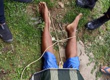 Kesetrum Listrik, Warga Pangkalan Kerinci Meninggal Dunia (foto/Ardi) 