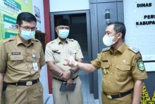 Wabup Bengkalis Bagus Santoso bersama Kadisdagprin