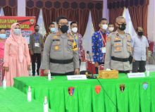 Kapolres Kuansing Hadiri Penandatanganan Fakta Integritas Penerimaan Calon Anggota Polri (foto/zar) 