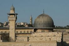 Menara mesjid Al Aqsa