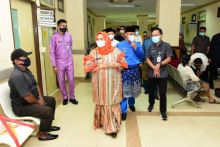 Bupati Bengkalis Kasmarni saat Sidak