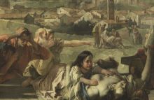 Ilustrasi Roma diserang wabah. Foto: bbc.com