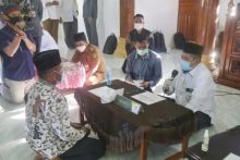 Safari Ramadhan Perdana Bupati Siak Perdana di Masjid Baiturrahman Bungaraya (foto/lin) 