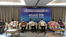 Penyampaian Release TPID Provinsi Riau disalah satu hotel di Pekanbaru