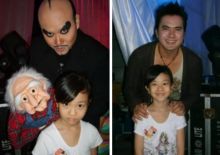 Potret Jessica Jane Kecil Bersama Idolanya Deddy Corbuzier dan Saiful Jamil (foto/int) 