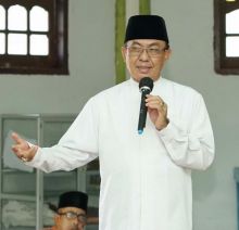 Bupati Inhil Ajak Lawan Covid-19 Saat Safari Ramadhan di Kempas (foto/ist) 