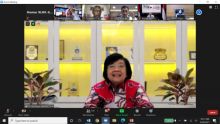 Menteri LHK Siti Nurbaya memimpin rapat rutin antisipasi Karhutla yang digelar secara daring. Foto: ist
