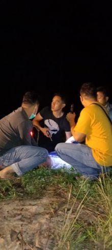 Penangkapan tersangka narkoba dipimpin langsung Kapolsek Siak Kecil Ipda Lorensius 