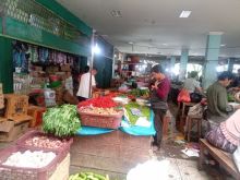 Pedagang di Pasar Terubuk Bengkalis