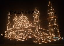 Salah satu lampu colok di Desa Simpang Ayam Dusun 02 Kecamatan Bengkalis