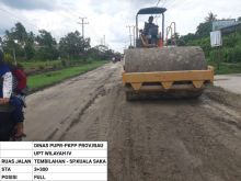 Penimbunan Ruas Jalan Sungai Beringin Disetop Sementara (foto/ist) 