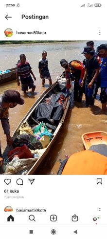 3 Orang yang Hanyut di Sungai Saat Hindari Penyekatan Mudik Ditemukan Dalam Keadaan Meninggal Dunia (foto/int) 