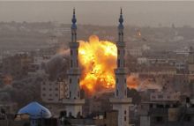 Israel serang pemukiman di Palestina. Foto: Internet