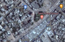 Citra satelit Gaza menggunakan Google Map dengan resolusi rendah. Foto: Google Map