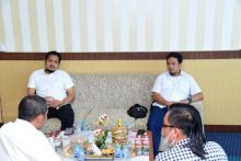 Wabup Bengkalis Bagus Santoso dan Kasatnarkoba Toni Armando