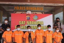 Lima pelaku narkoba