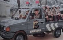Potret Jadul Polisi Berpatroli Saat Era Orde Baru (foto/int) 