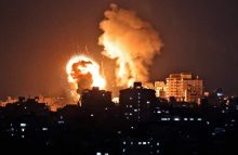 Serangan pasukan Israel ke Palestina. Foto: Internet