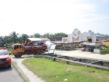 Cegah Penyebaran COVID-19, Sungai Mandau Lakukan Penyemprotan Disinfektan (foto/int) 