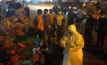 Swab antigen ditempat, dua orang pasangan sejoli saat terjaring operasi Yustisi Covid-19