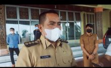 Pelalawan Zona Orange, Ini Pesan Bupati Zukri (foto/Ardi) 