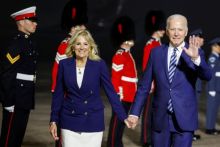 Presiden Joe Biden dan istrinya, Jill Biden