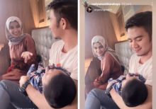 Makin Romantis, Nadya Mustika Tertawa Bersama Rizki DA yang Gendong Baby Syaki, Netizen Bingung (foto/int) 