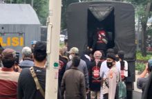 Ratusan Simpatisan Habib Rizieq diamankan polisi. Sumber gambar: kumparan.com/Dok Ditlantas Polda Metro Jaya