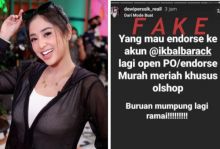 Suami Dewi Persik Ungkapan Ada Akun IG Manfaatkan Nama Istrinya, Angga Wijaya: Hati-hati (foto/int) 