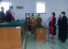 Prosesi pelantikan wakil ketua PN Bengkalis