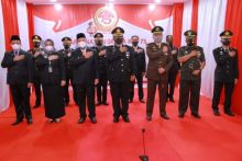 Wabup Siak Husni Ucapkan Selamat Hari Bhayangkara ke 75 kepada Polres Siak (foto/lin) 