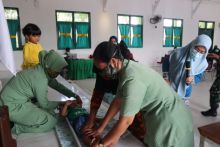 TMMD ke-111 Kodim 0314 Inhil Gelar Penyuluhan Stunting dan Posyandu (foto/rgo) 