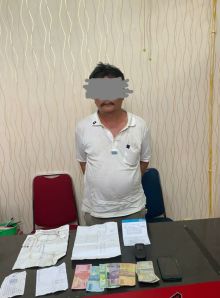 Bandar Togel Lubuk Dalam Siak, Dibekuk Sat Reskrim Polres Siak (foto/lin) 