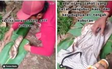 Sedang Gali Kuburan Malah Ketemu Sesuatu, Dibuka Ternyata Isinya Kaos dan Kerudung, Netizen Curiga Ini (foto/int) 