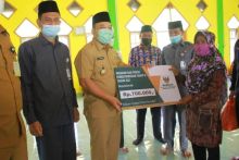 Wakil Bupati Siak Himbau Masyarakat untuk Berzakat dan Doakan Para Muzaki (foto/lin) 