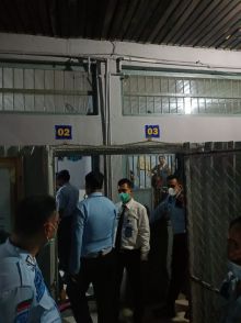 Penggeledahan Kamar Hunian Lapas IIA Bengkalis