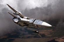 Jet tempur SU-24 milik Rusia. Sumber: Internet