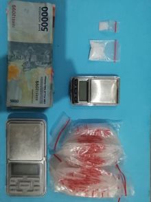 Barang bukti tersangka Ajo