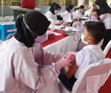 Pemko Pekanbaru Akan Vaksin 123.053 Anak Usia 12-17 Tahun, Demi Persiapan Sekolah Tatap Muka (foto/int)