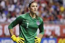 Mantan kiper Timnas Amerika Serikat wanita Hope Solo. Sumber: L'internaute