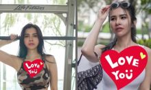 Maria Vania Wanita Pemersatu Bangsa Pamer Foto Pakai Sport Bra Loreng, Netizen Sebut Begini (foto/int)