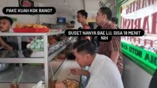 Meme makan di warteg selama 20 menit