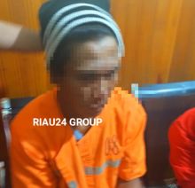 Tersangka SL (32) pelaku cabul anak kandung sendiri