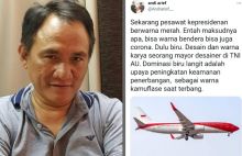 Era SBY Warna Biru, Sekarang Pesawat Presiden Dicat Merah, Politisi Andi Arief: Entah Maksudnya Apa (foto/int)